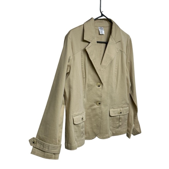 351 - Spring or Fall Jacket Size X-Large 98% Cotton - Picture 11 of 13